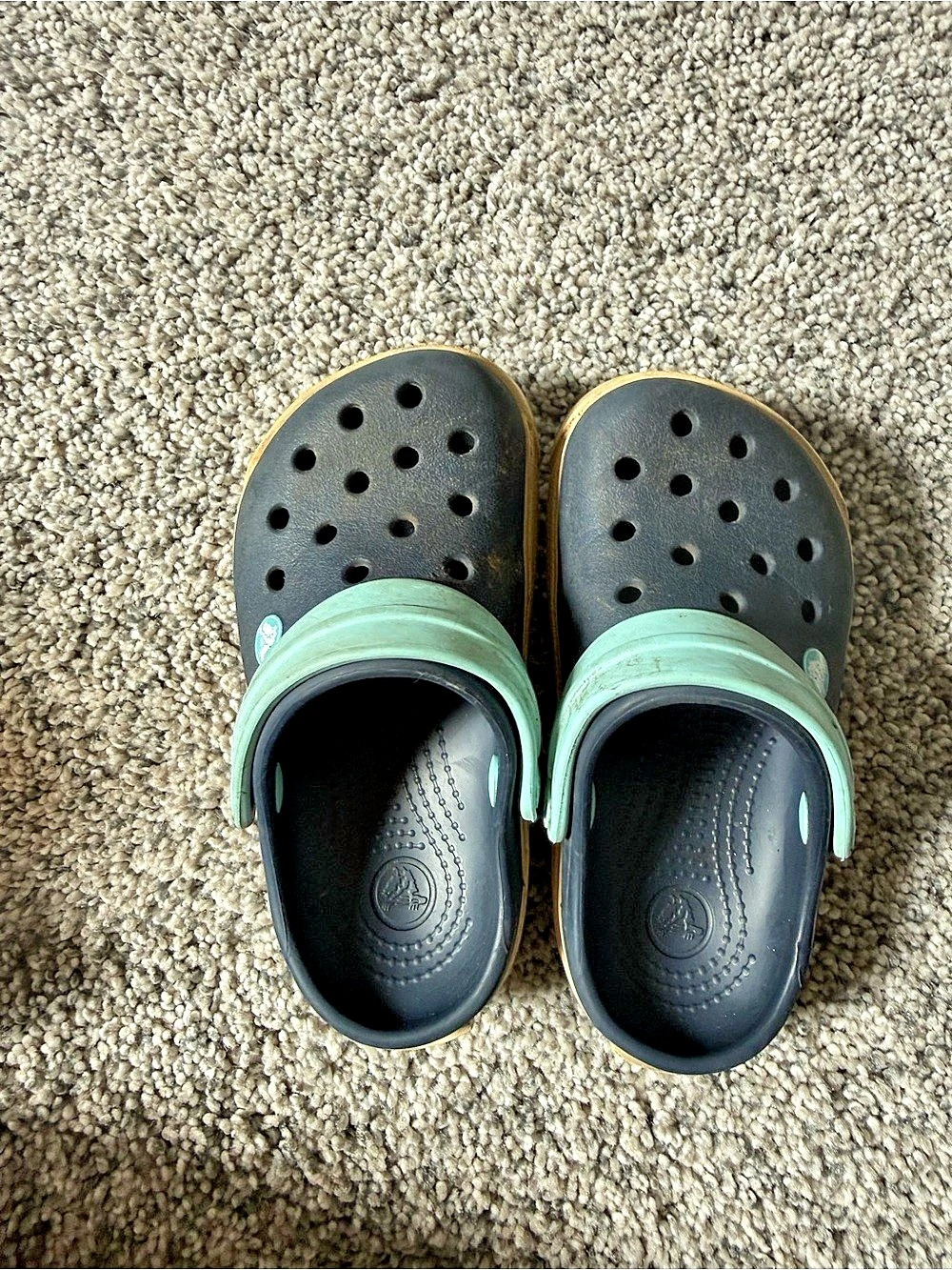 Crocs Kids Clogs Blue Baby/toddler 6/7 size